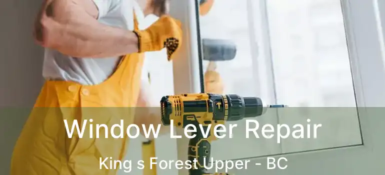  Window Lever Repair King s Forest Upper - BC