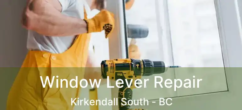  Window Lever Repair Kirkendall South - BC