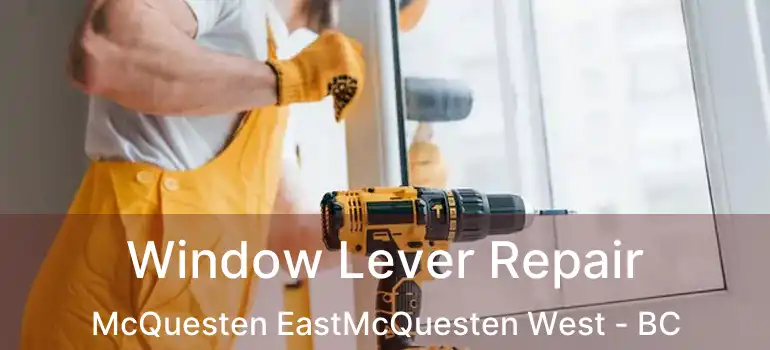  Window Lever Repair McQuesten EastMcQuesten West - BC