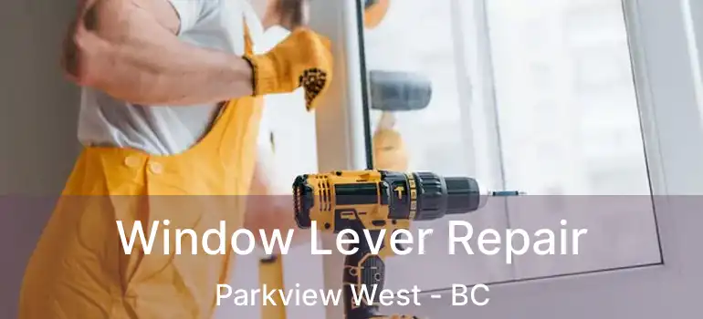  Window Lever Repair Parkview West - BC