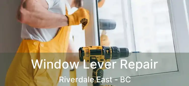  Window Lever Repair Riverdale East - BC
