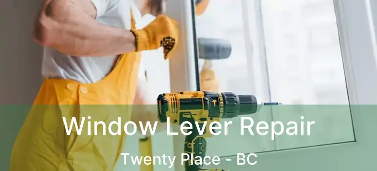  Window Lever Repair Twenty Place - BC