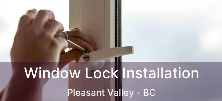  Window Lock Installation Pleasant Valley - BC