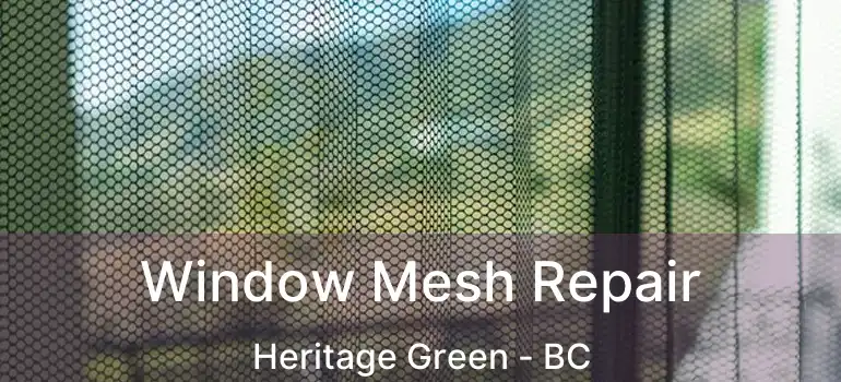  Window Mesh Repair Heritage Green - BC