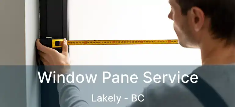  Window Pane Service Lakely - BC