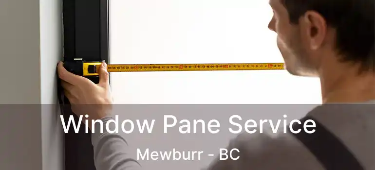  Window Pane Service Mewburr - BC