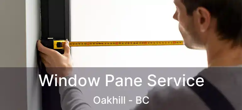  Window Pane Service Oakhill - BC