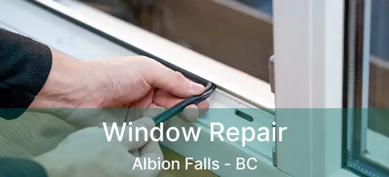  Window Repair Albion Falls - BC
