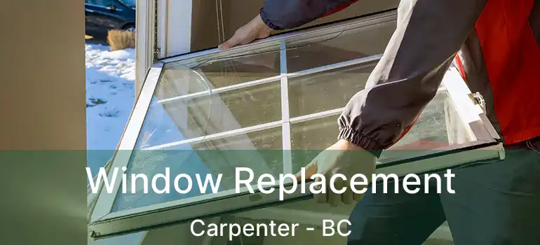  Window Replacement Carpenter - BC