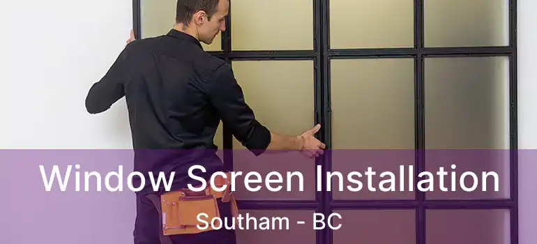  Window Screen Installation Southam - BC