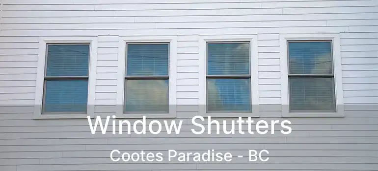  Window Shutters Cootes Paradise - BC