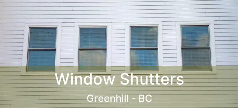  Window Shutters Greenhill - BC