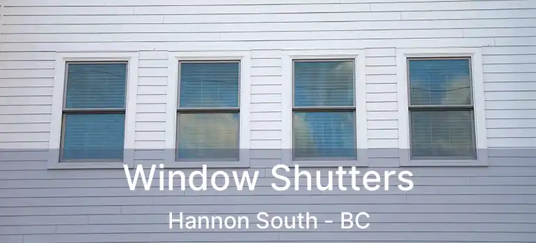  Window Shutters Hannon South - BC