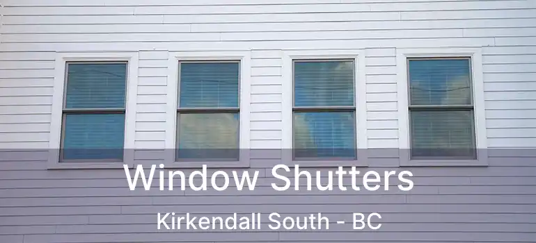  Window Shutters Kirkendall South - BC
