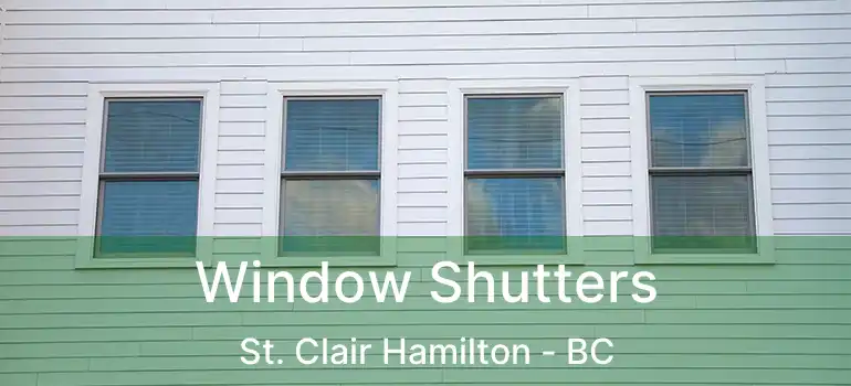 Window Shutters St. Clair Hamilton - BC