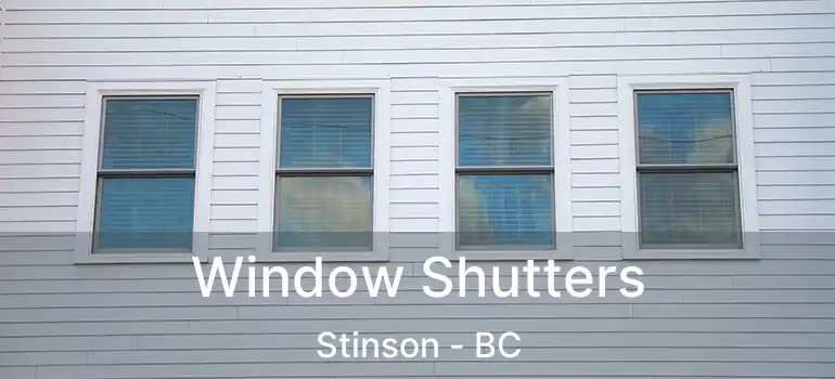  Window Shutters Stinson - BC