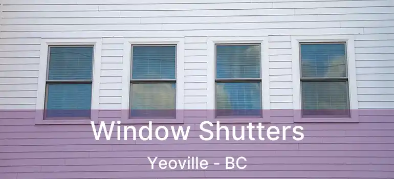  Window Shutters Yeoville - BC