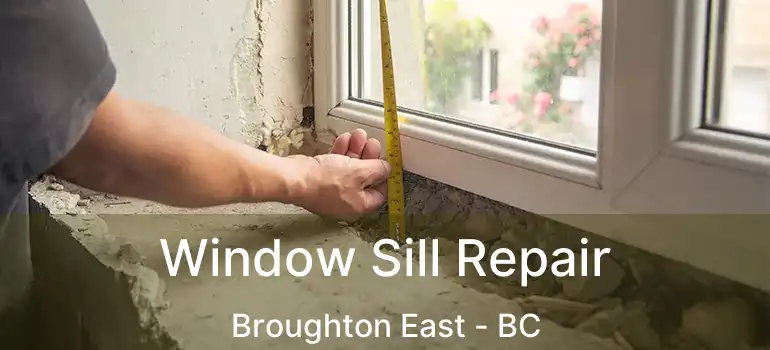  Window Sill Repair Broughton East - BC
