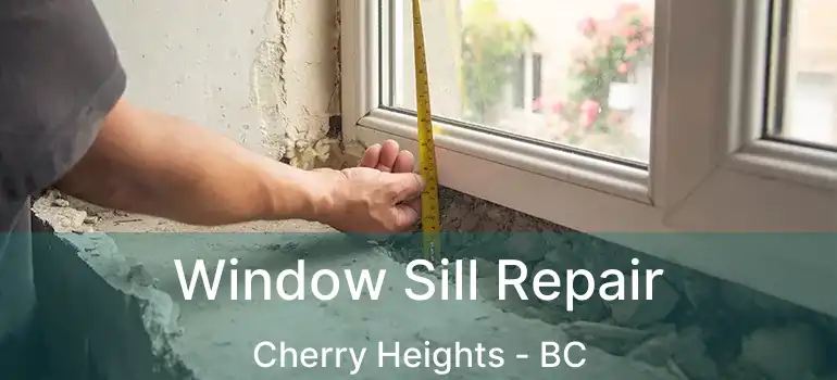  Window Sill Repair Cherry Heights - BC