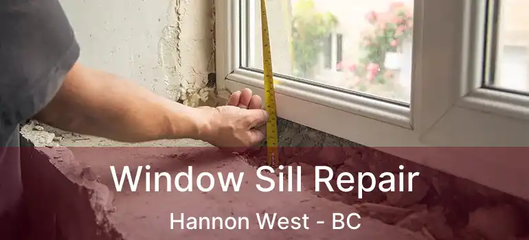  Window Sill Repair Hannon West - BC