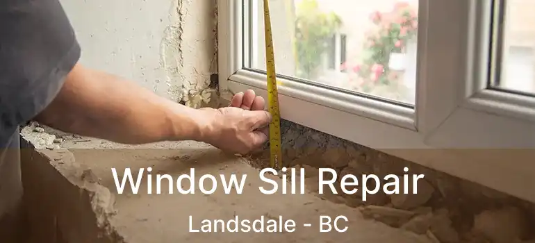  Window Sill Repair Landsdale - BC