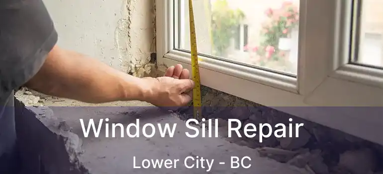  Window Sill Repair Lower City - BC