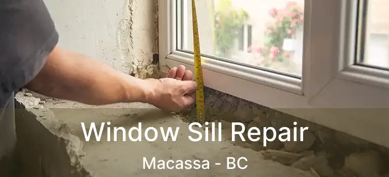  Window Sill Repair Macassa - BC