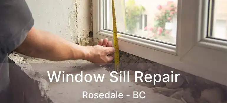  Window Sill Repair Rosedale - BC
