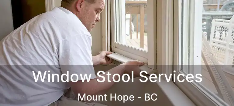  Window Stool Services Mount Hope - BC