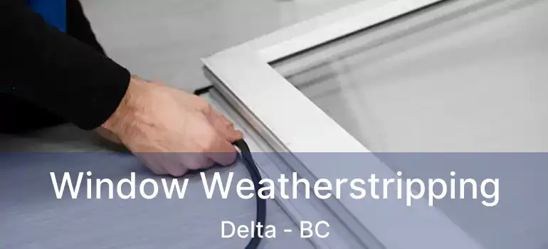  Window Weatherstripping Delta - BC