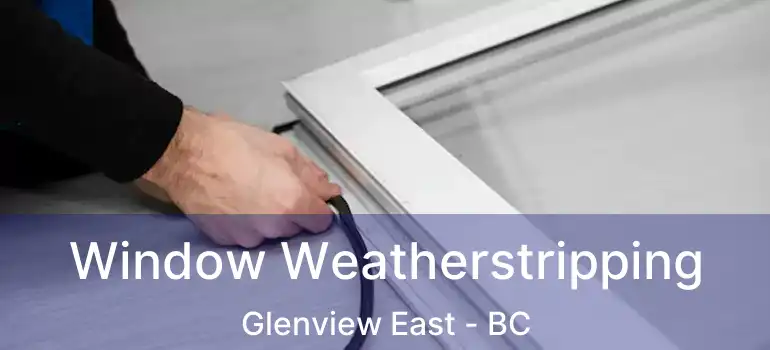  Window Weatherstripping Glenview East - BC