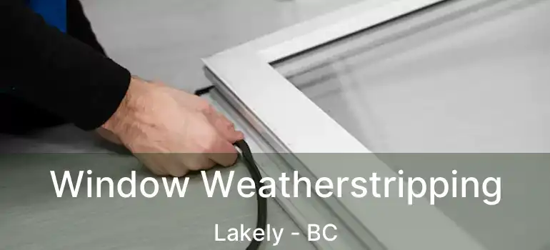  Window Weatherstripping Lakely - BC