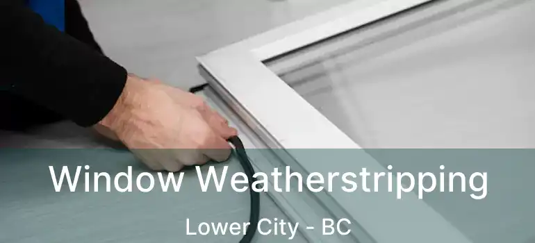  Window Weatherstripping Lower City - BC