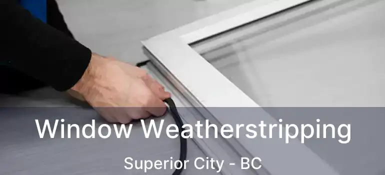  Window Weatherstripping Superior City - BC