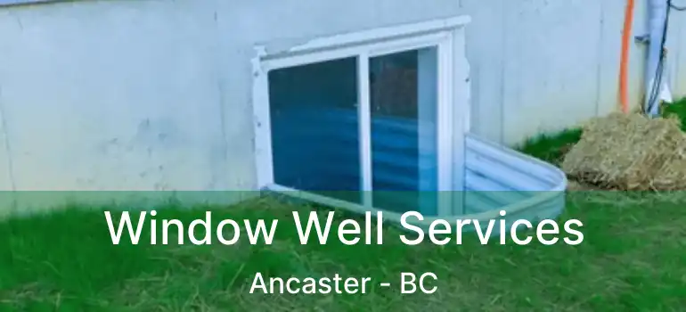  Window Well Services Ancaster - BC