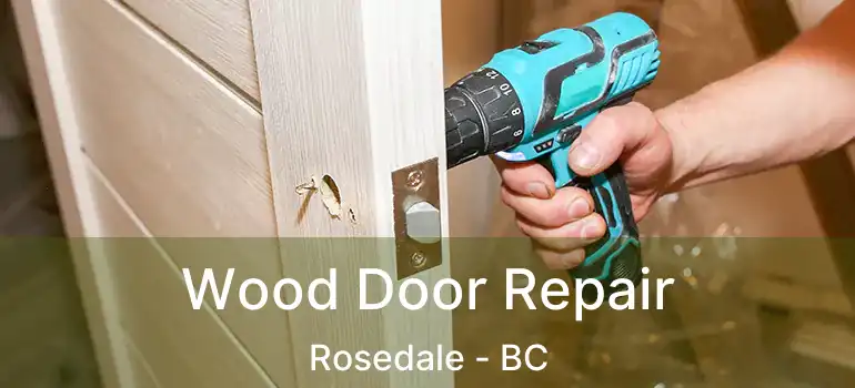  Wood Door Repair Rosedale - BC